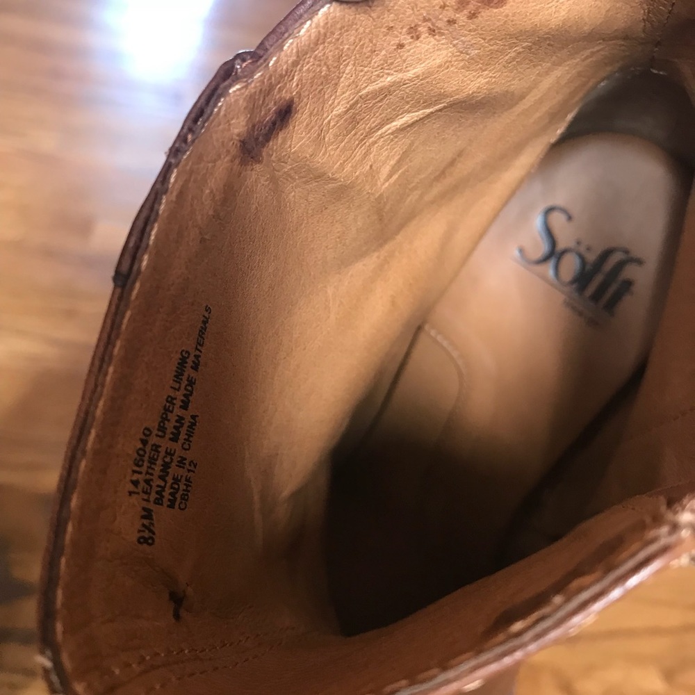 Sofft Wyoming Leather Booties Nearly New - Picture 7 of 8